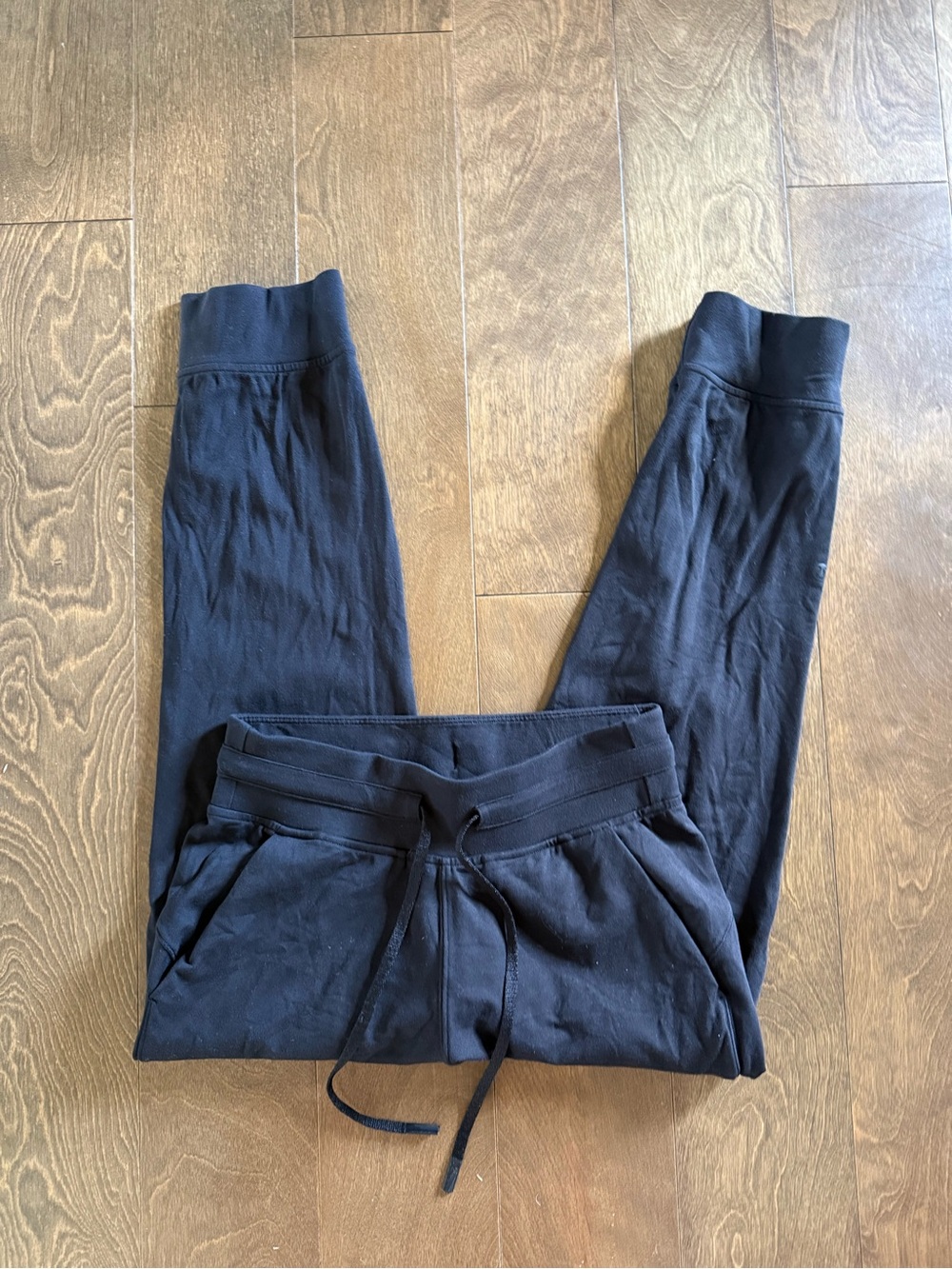 lululemon athletica Black High-Waist Drawstring Pants